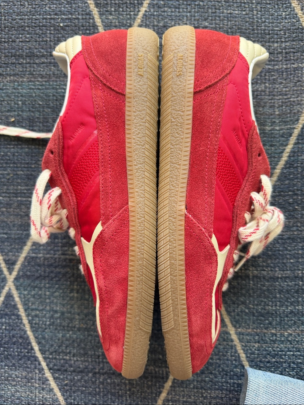 Alohas Tb.490 Rife sheen red leather sneakers EU 41 - Picture 11 of 11